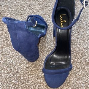 Navy Blue High Heels
